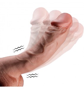 JEUSN - Twisting Rocking Vibration Version Dildo (USB Power Supply - L:23cm - D:4.5cm)